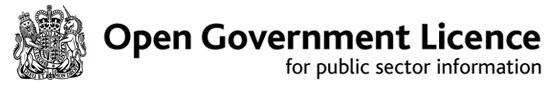 Open Government Licence logo